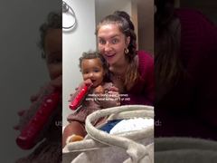 【E】برای گرفتگی بینی یک ساله، ماما Cleanote را انتخاب می کند.