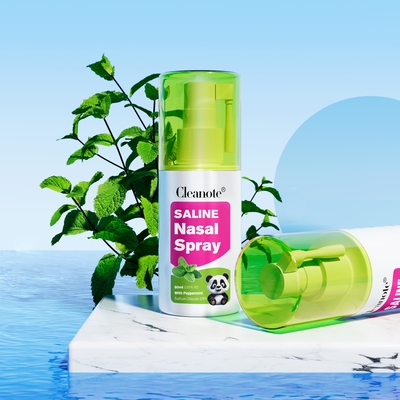 قیمت خوب بازار چین اسپری بینی نمک 50 میلی لیتر با 0.9٪ NaCl روغن نعناع آنلاین